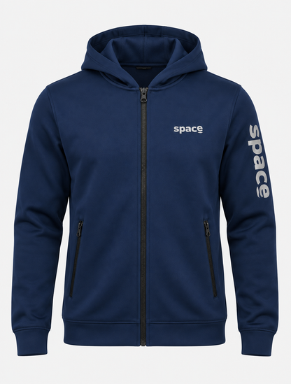 Space Signature Zip-Up Training Hoodie