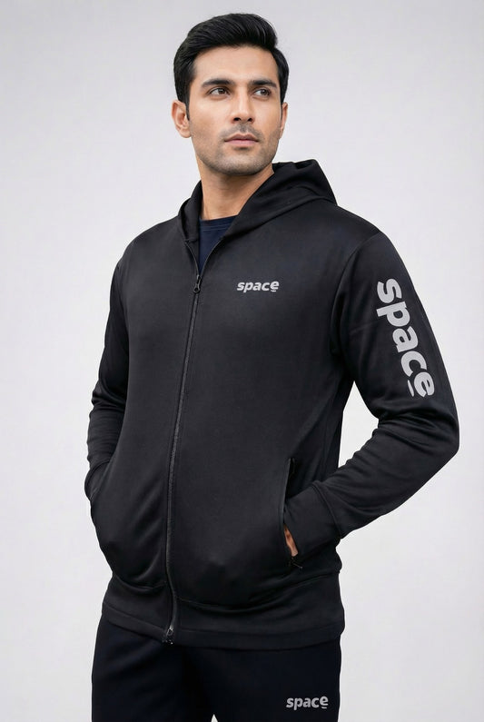 Space Signature Zip-Up Training Hoodie