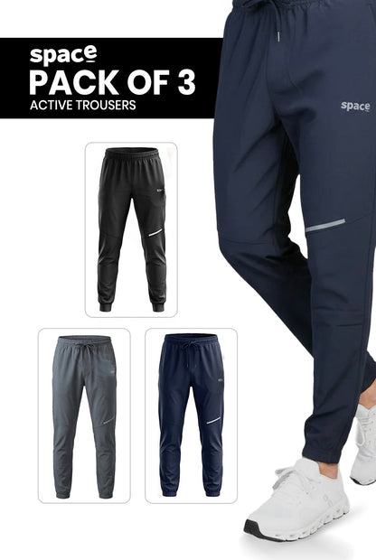 Cuff Trousers Bundle - Pack of 3