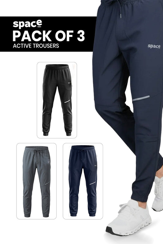 Cuff Trousers Bundle - Pack of 3