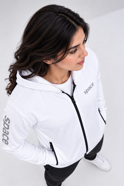 Space Signature Zip-Up Training Hoodie