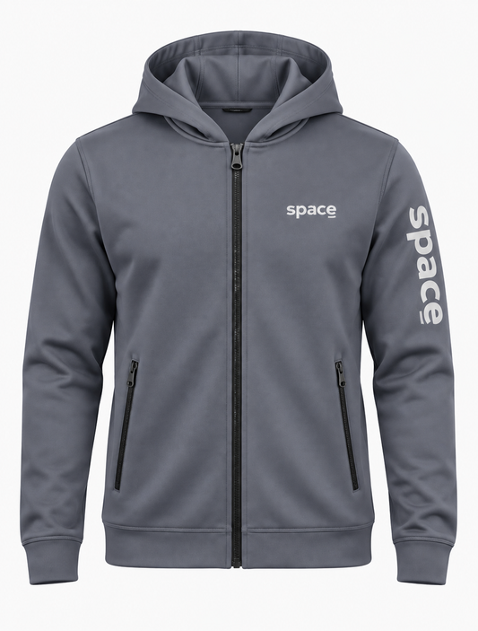 Space Signature Zip-Up Training Hoodie