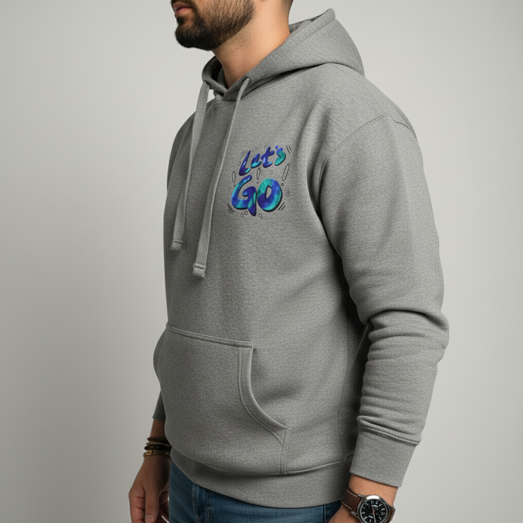 “Let’s Go” Fleece Hoodie
