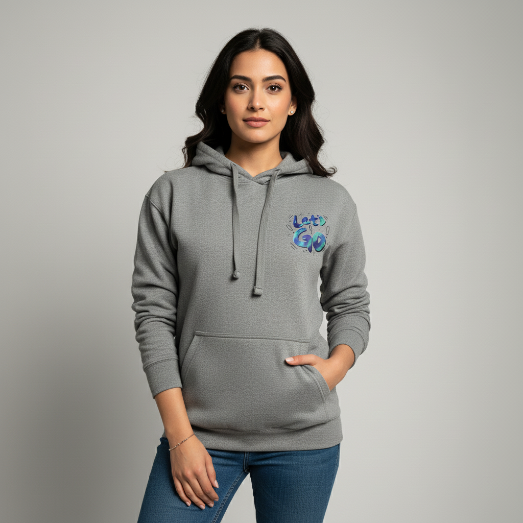 “Let’s Go” Fleece Hoodie