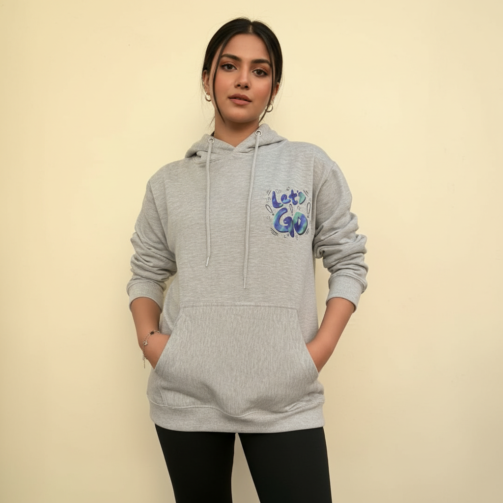 “Let’s Go” Fleece Hoodie