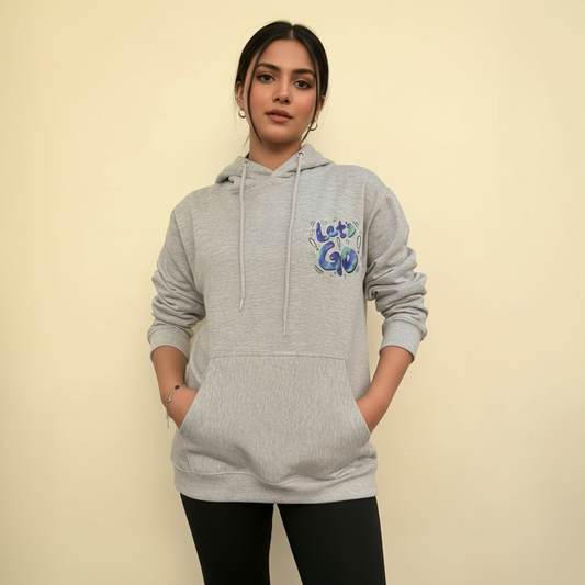 “Let’s Go” Fleece Hoodie