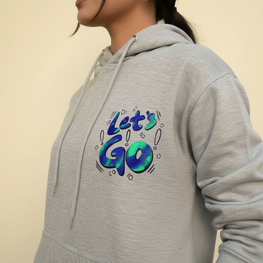 “Let’s Go” Fleece Hoodie