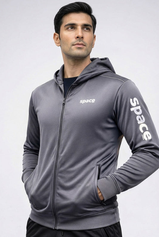 Space Signature Zip-Up Training Hoodie