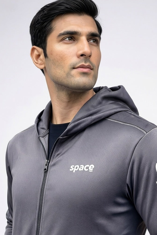 Space Signature Zip-Up Training Hoodie